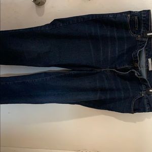 Woman Within Dark Blue Jeans